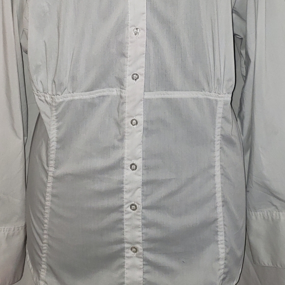 Ashley Stewart 26 Signature button white shirt - Picture 7 of 8